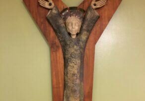 Jesus on the cross-lobby